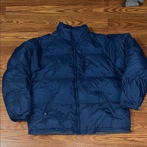 Snowridge‎ Vintage 60% Waterfowl Down 40% Feather Puffer Coat Men’s XL Dark Navy